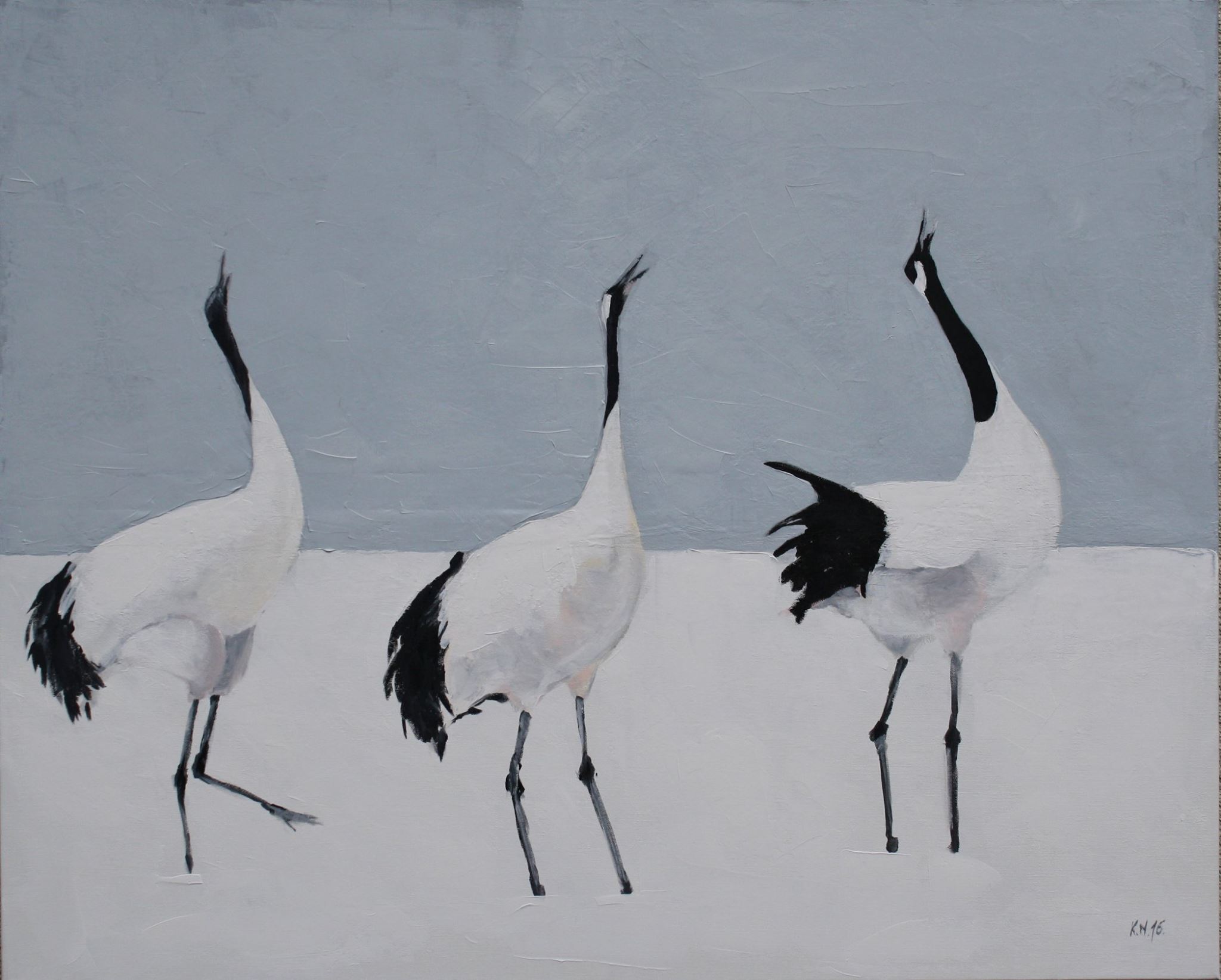 Notpartridges on the snow