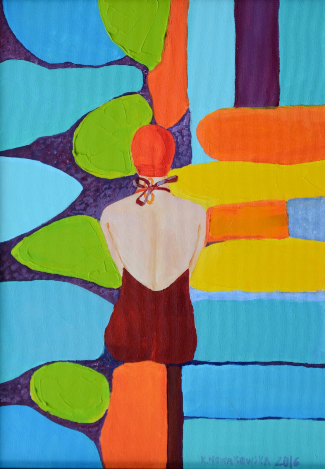 Pływaczka na Dominiku